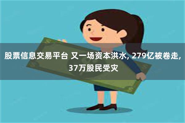 股票信息交易平台 又一场资本洪水, 279亿被卷走, 37万股民受灾