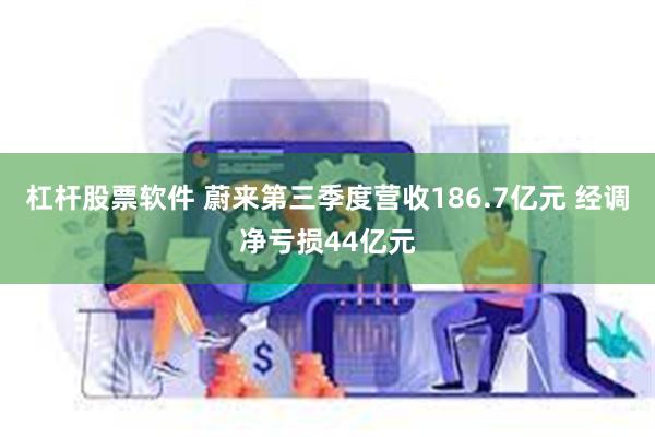 杠杆股票软件 蔚来第三季度营收186.7亿元 经调净亏损44亿元