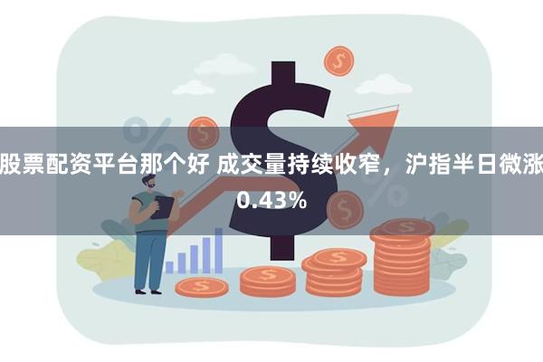 股票配资平台那个好 成交量持续收窄，沪指半日微涨0.43%