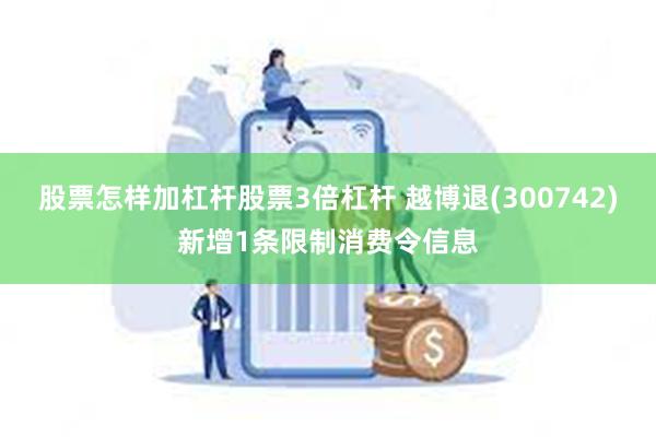 股票怎样加杠杆股票3倍杠杆 越博退(300742)新增1条限制消费令信息