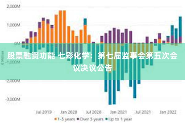 股票融资功能 七彩化学：第七届监事会第五次会议决议公告