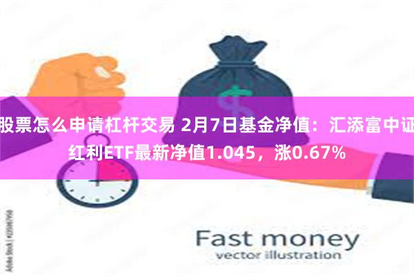 股票怎么申请杠杆交易 2月7日基金净值：汇添富中证红利ETF最新净值1.045，涨0.67%