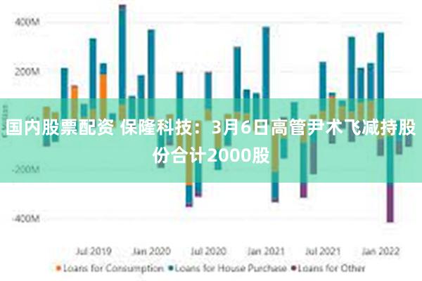 国内股票配资 保隆科技：3月6日高管尹术飞减持股份合计2000股