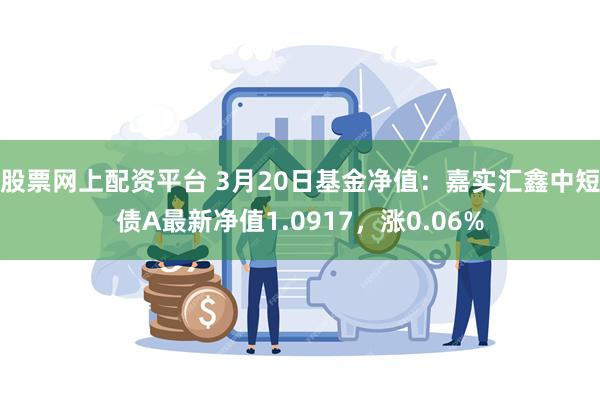 股票网上配资平台 3月20日基金净值：嘉实汇鑫中短债A最新净值1.0917，涨0.06%